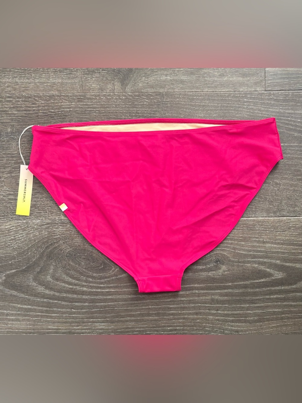 Summersalt Swim Mid Rise Bottoms - Size 20 Raspberry NEW! - Picture 4 of 4